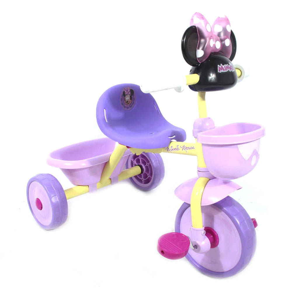 Triciclo Minnie Musical Con Canasta