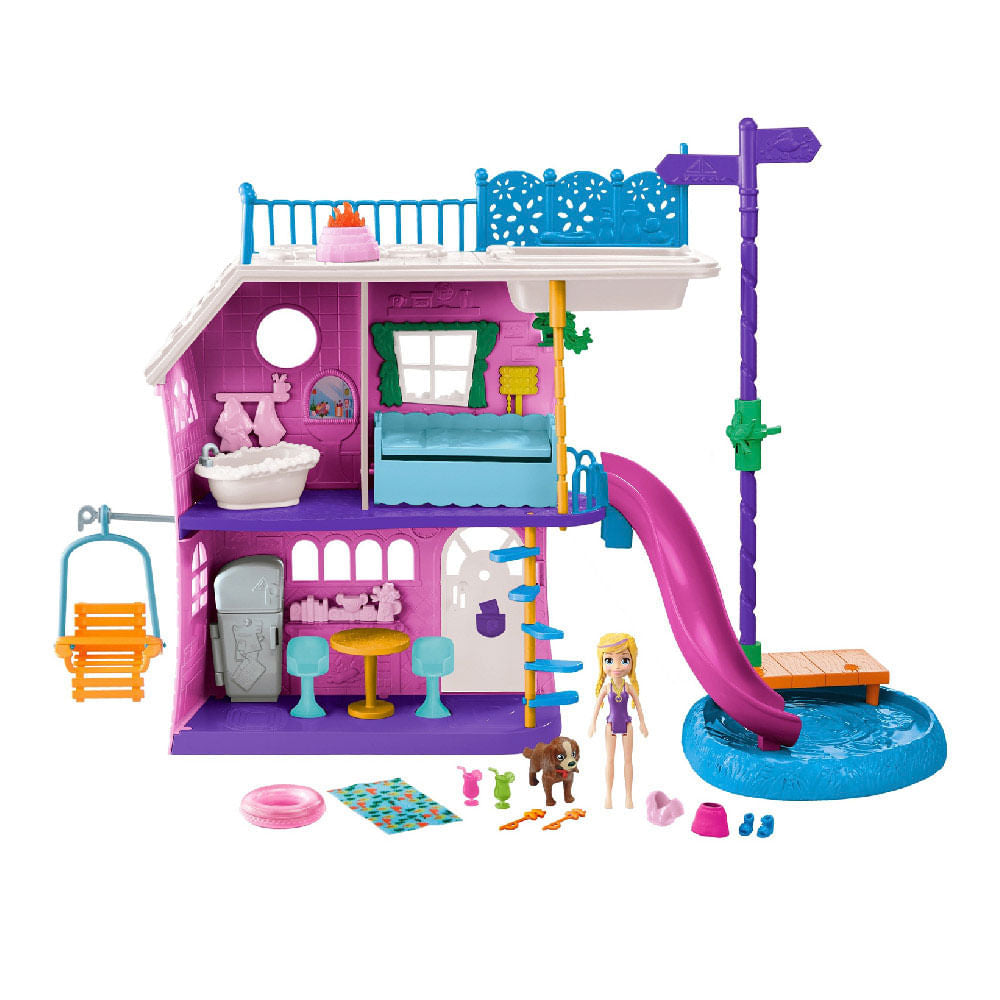 Muñeca Polly Pocket Casa Del Lago