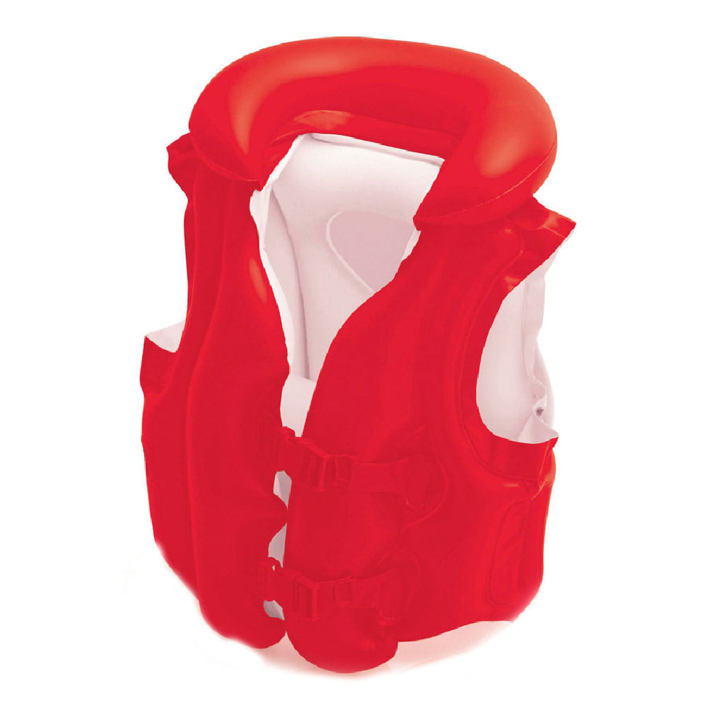 Chaleco Inflable Intex Naranja para Niños