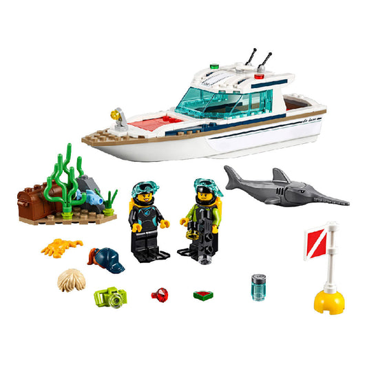 Bloques LEGO® Yate De Buceo