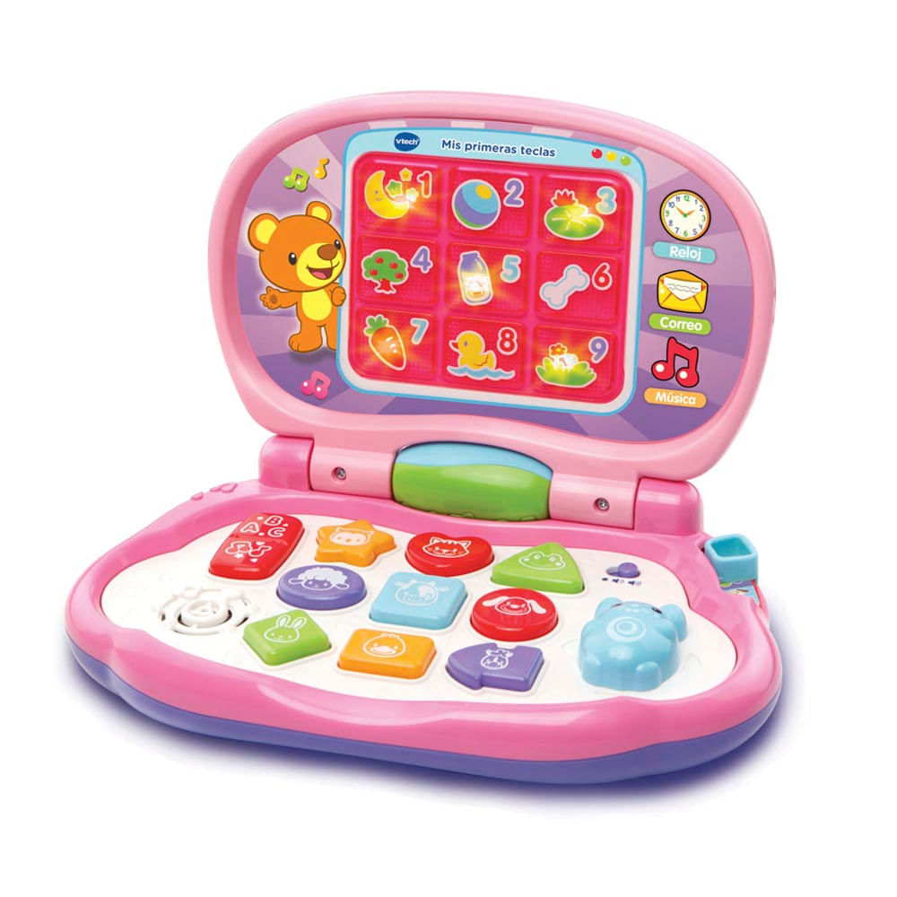 Computadora VTech Rosado Kids Mis Primeras Teclas