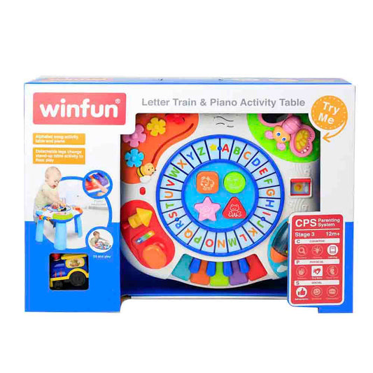 Mesa De Actividades Winfun Piano y Tren del Alfabeto