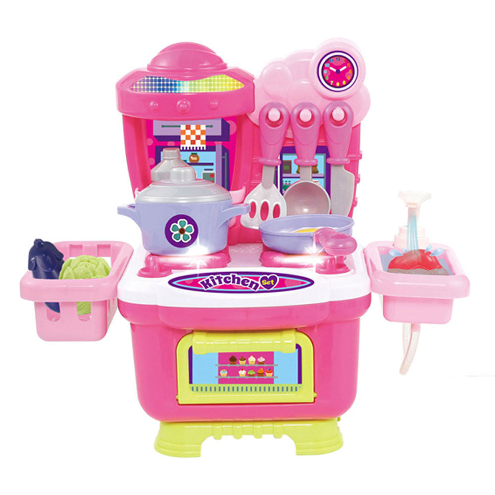 Estufa Mini Rosa Con 16 Piezas Shun Feng Long