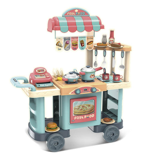 Cocina De Juguete Azul