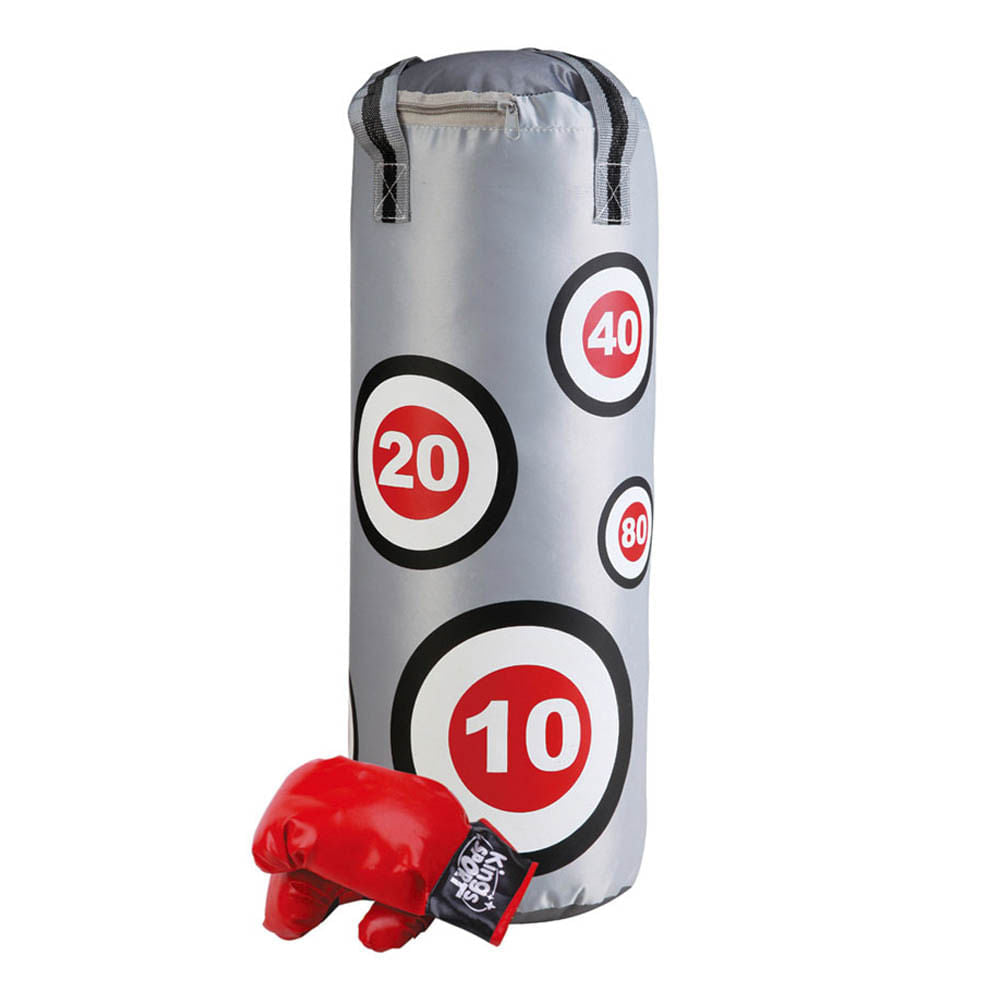 Saco De Boxeo Con Guantes Mediano