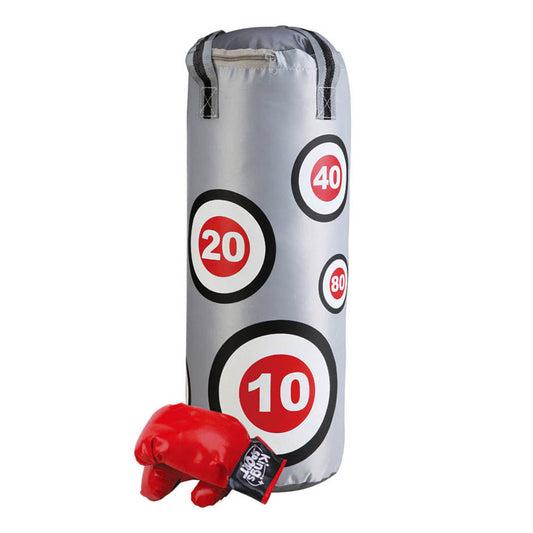 Saco De Boxeo Con Guantes Mediano