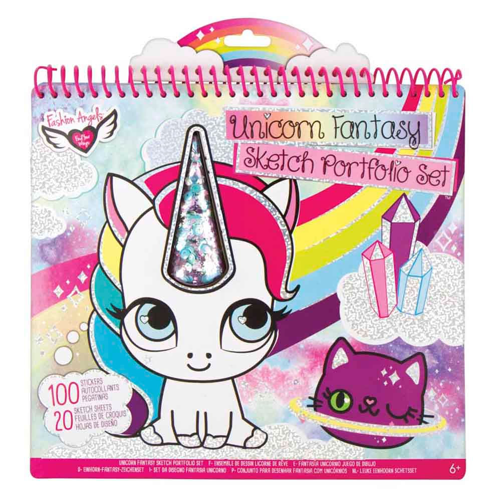 Libreta Unicornio Fantasía Fashion Angels