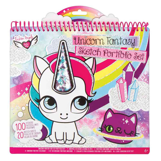 Libreta Unicornio Fantasía Fashion Angels