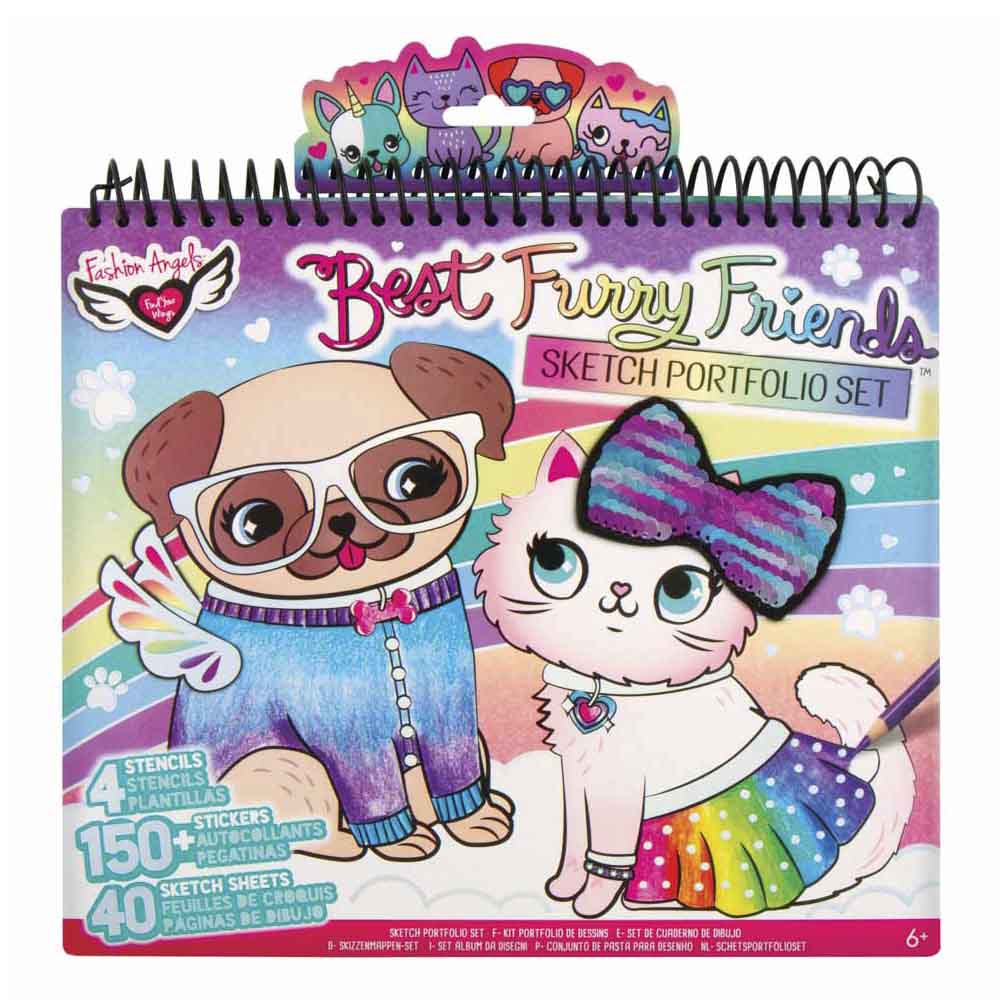 Libreta Fashion Angels Mejores Amigas Peludas