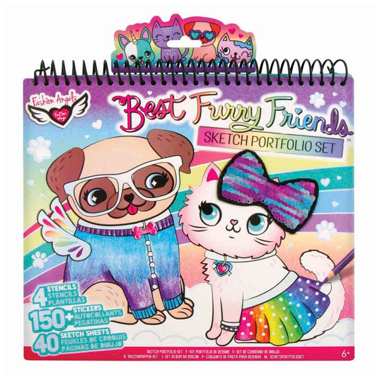 Libreta Fashion Angels Mejores Amigas Peludas