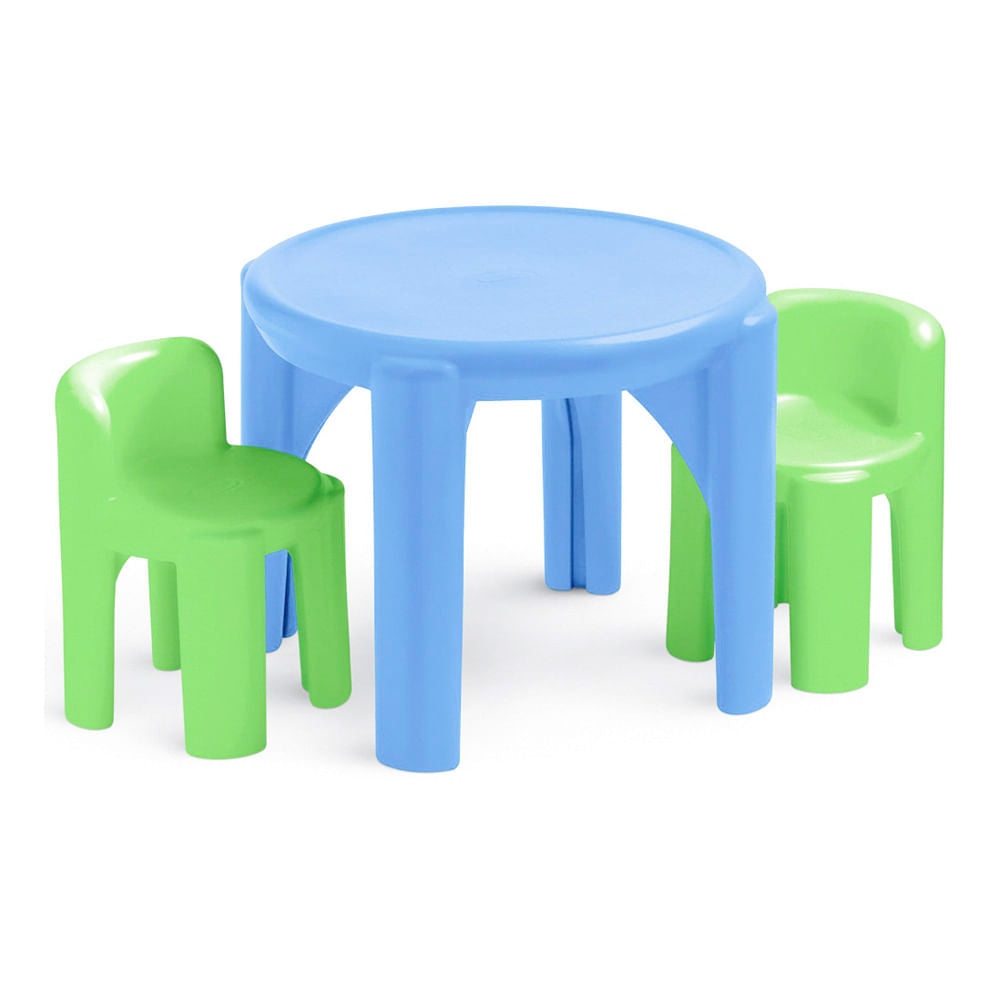 Juego De Mesa Y Sillas Little Tikes