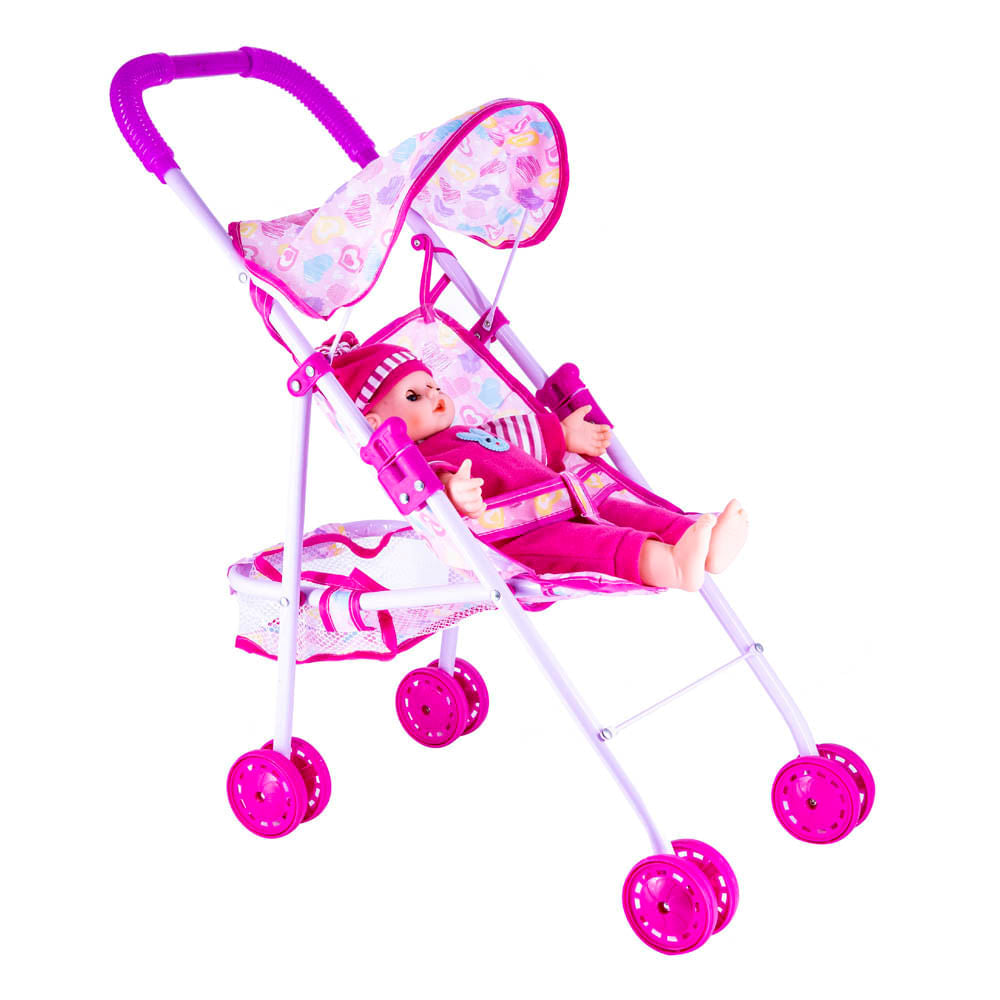 Coche De Muñeca Bebé Sonia