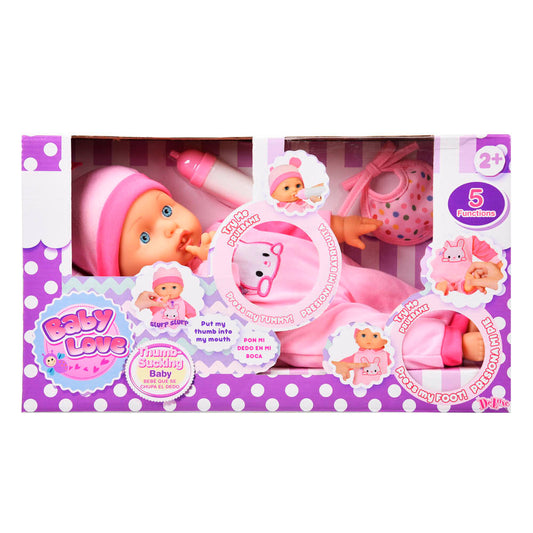 Muñeca Bebé DeLuxe Dedos en la Boca