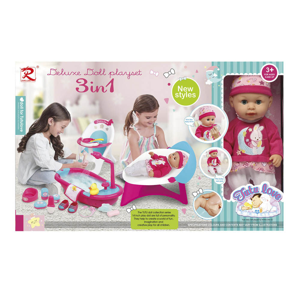 Muñeca Tutu love 3 en 1