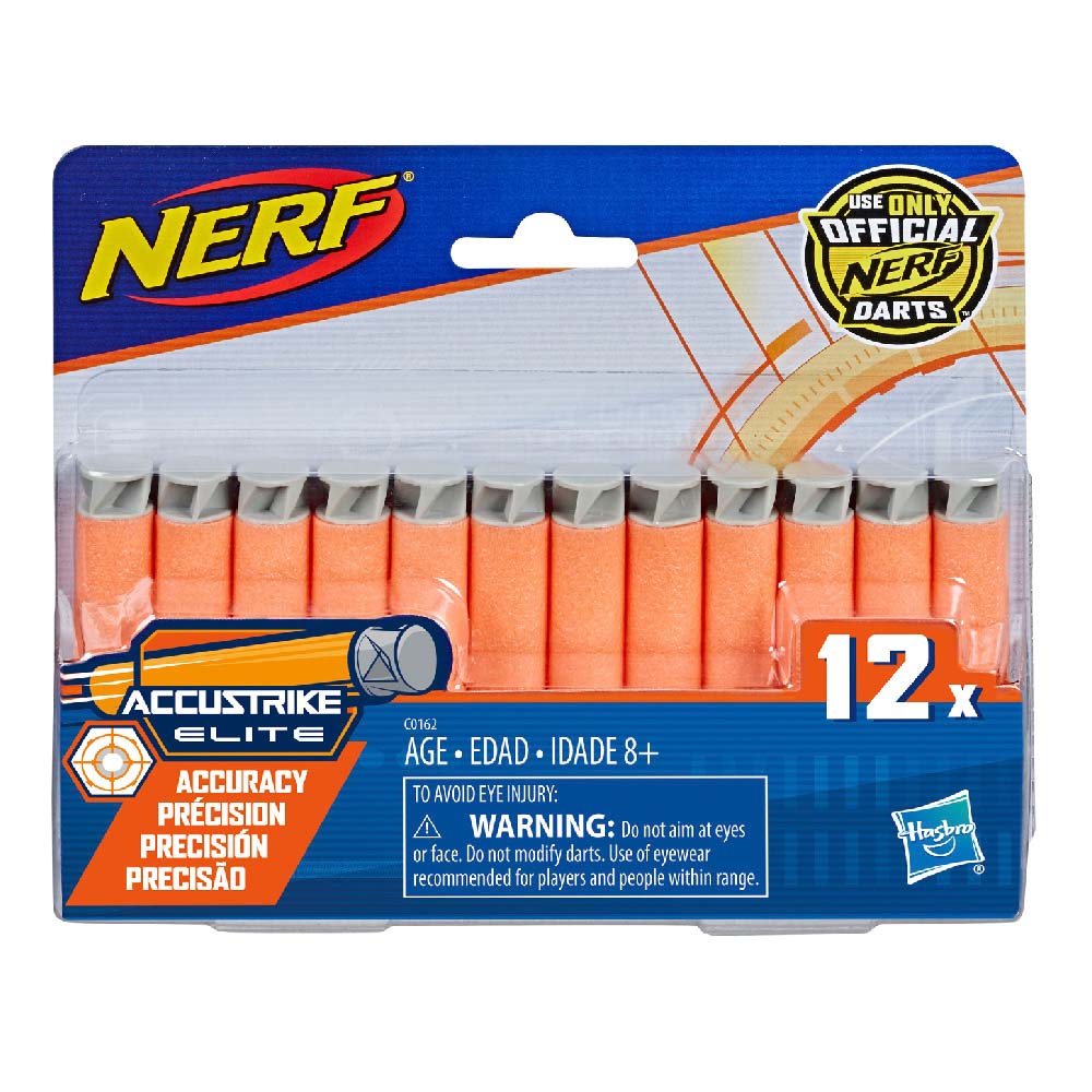 Dardos De Repuesto Nerf Accustrike Elite 12 und