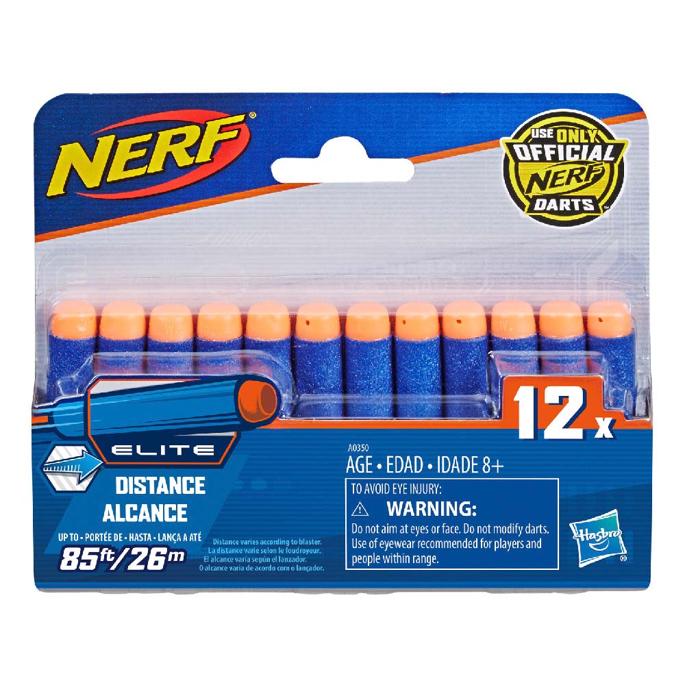 Dardos De Repuesto Nerf Distance Alcance Elite 12 und