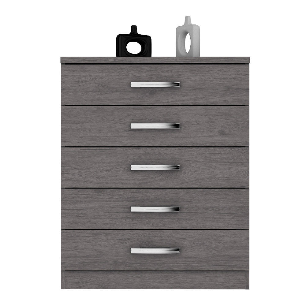 Gavetero Henn Gris 5 Gavetas