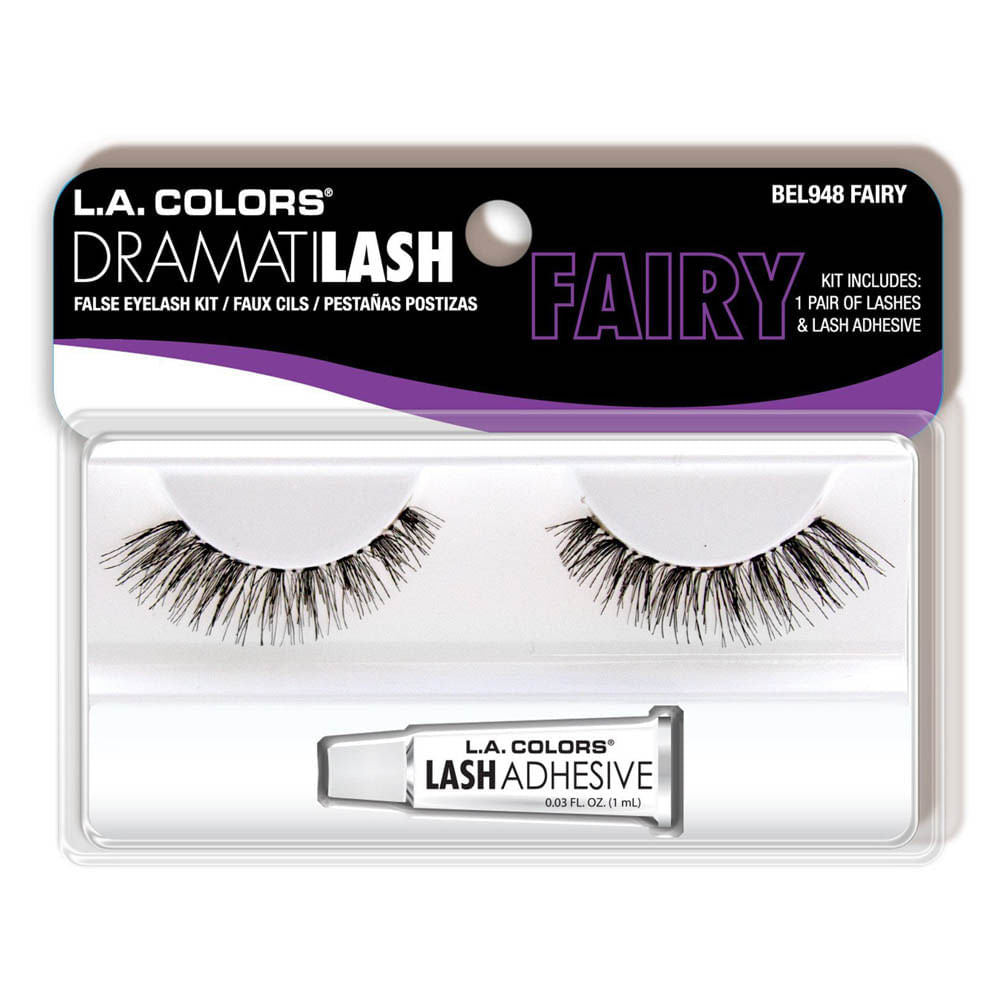 Pestañas Postizas Con Adhesivo LA colors Fairy