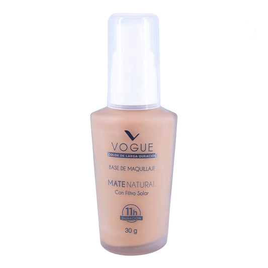 Base Líquida Vogue Mate Natural Canela 30 ml