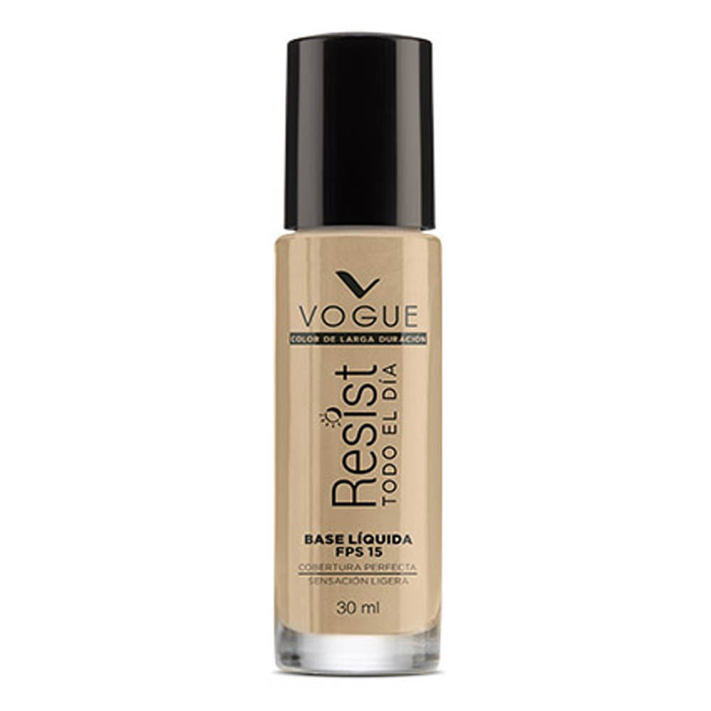 Base Líquida Vogue Resist Capuccino 30 ml