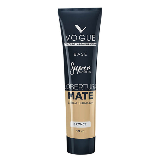 Base Líquida Cobertura Mate Bronce 30 ml