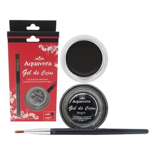 Gel Perfeccionador De Cejas Aquavera Negro