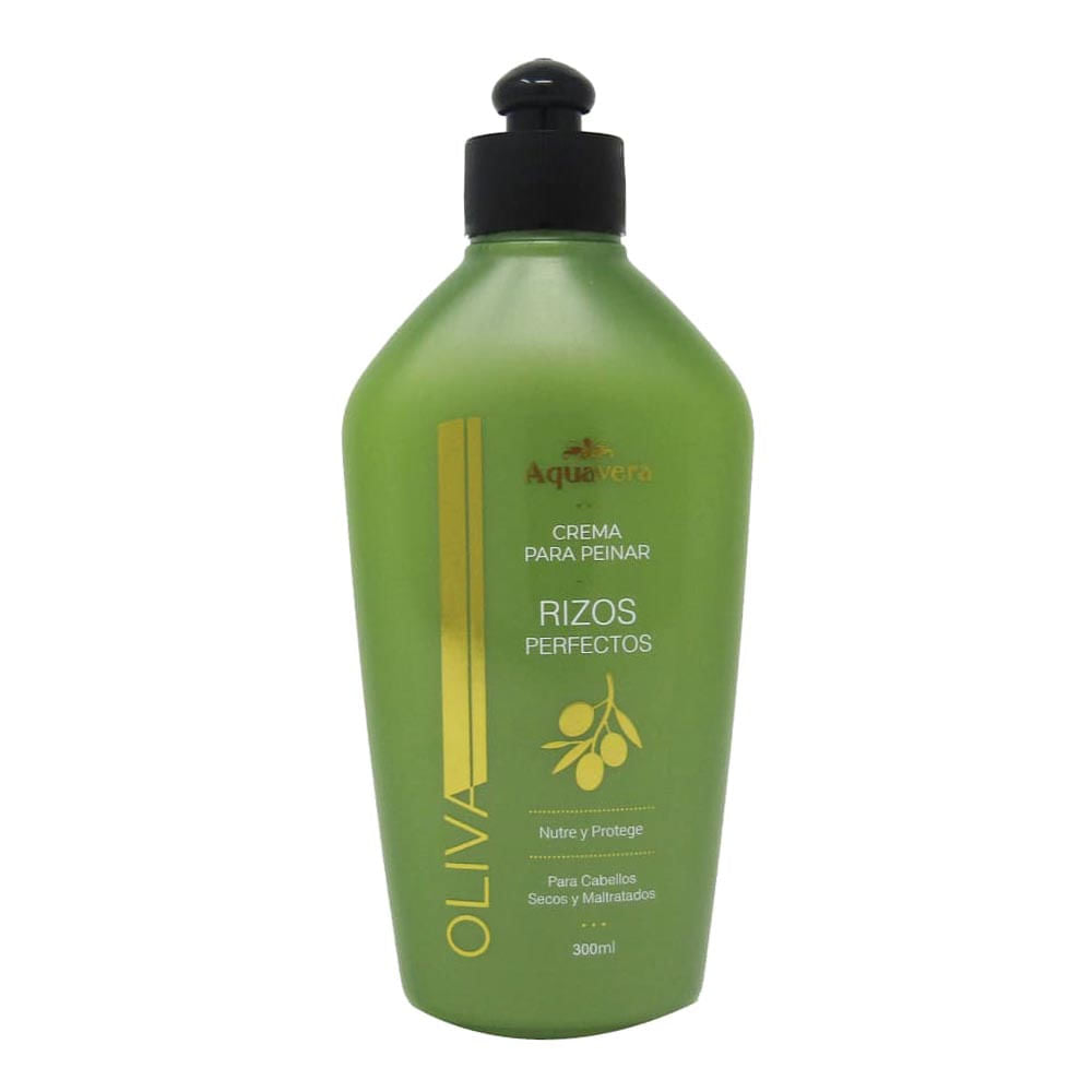 Crema Para Peinar Aquavera Oliva 300 ml