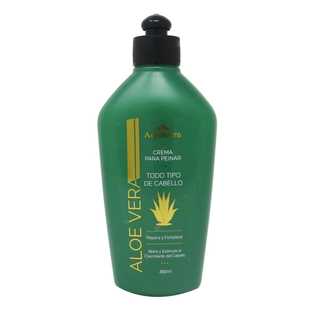 Crema Para Peinar Aquavera Aloe Vera 300 ml