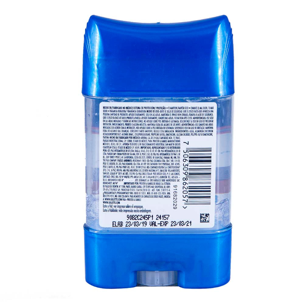 Desodorante Gillette Gel Sport Triumph 82g