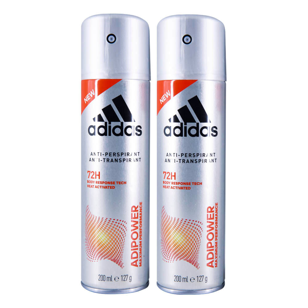 Desodorante Adidas Spray Adipower Men 2 Unidades