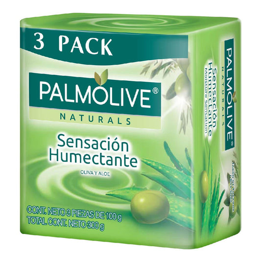 Jabón Palmolive Oliva & Aloe 110 g 3 Piezas