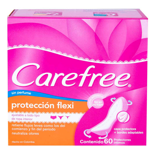 Protectores Diarios Carefree Protección Flexi