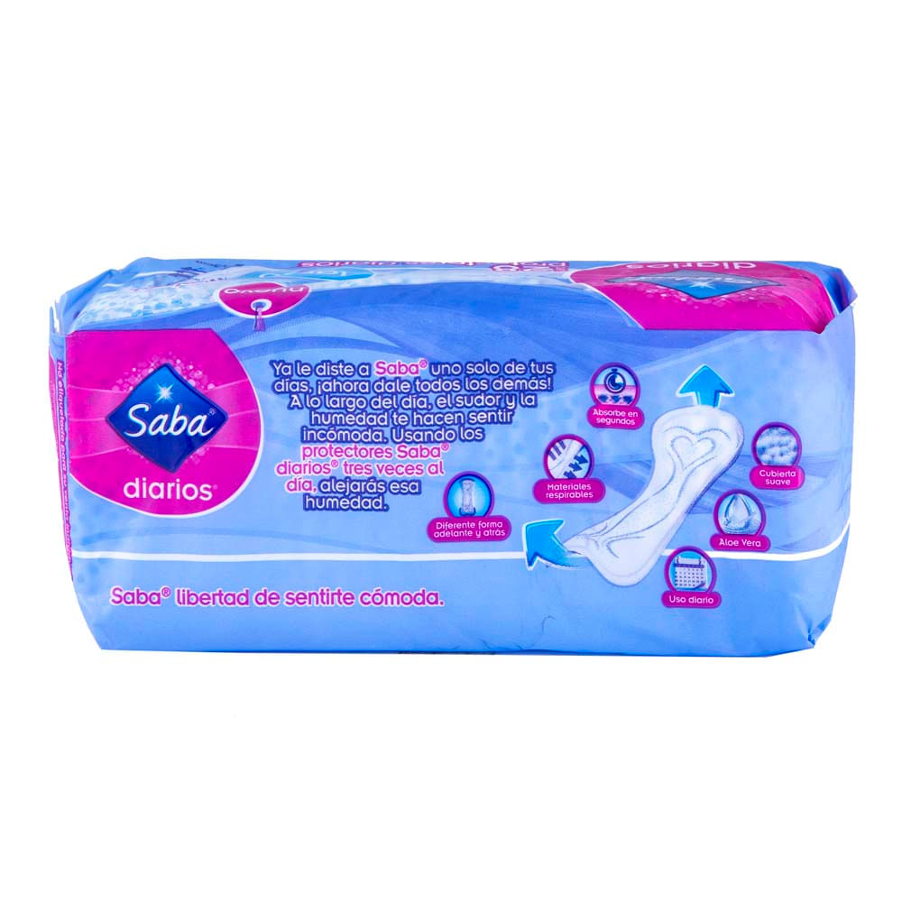 Saba Protectores Diarios Largo 28