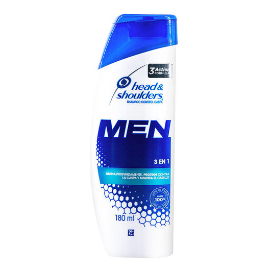 Shampoo Head & Shoulders 3 en 1 Men 180 ml