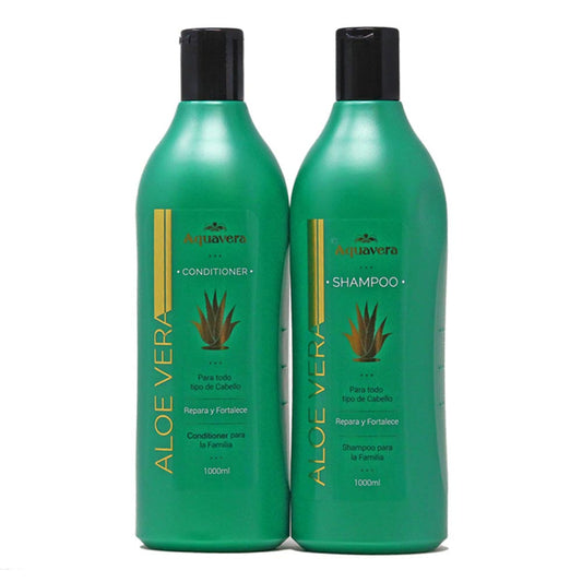 Shampoo y Acondicionador Aquavera Aloe 1000 ml