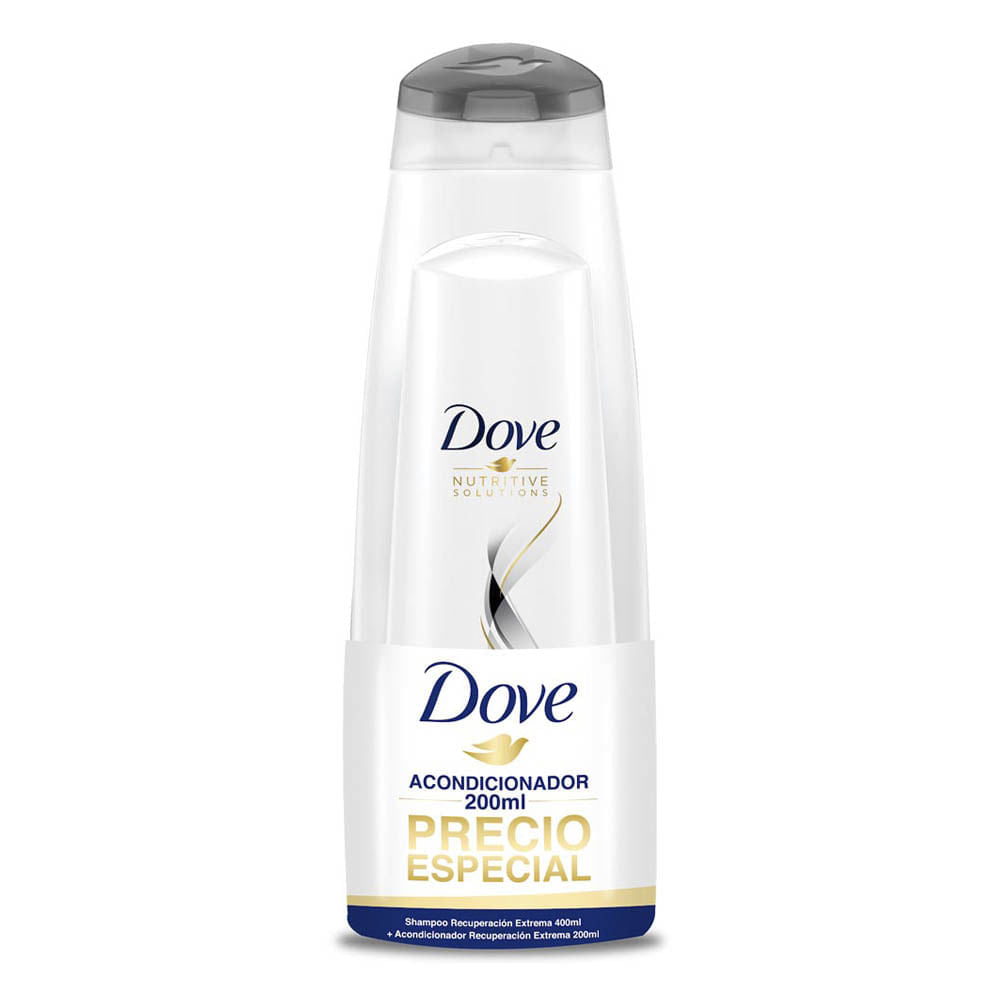 Shampoo + Acondicionador Dove Recuperación Extrema 200ml
