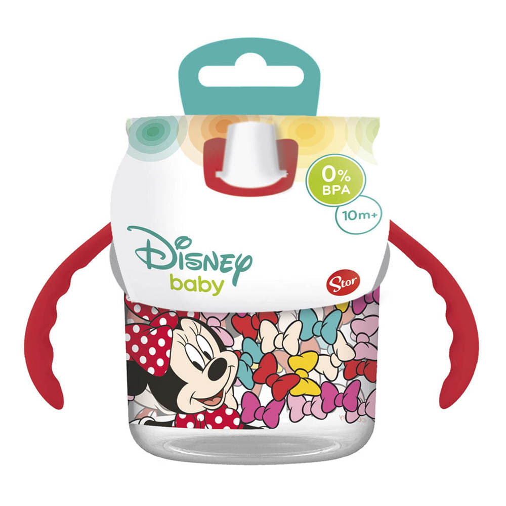 Vaso Con Boquilla Disney Minnie Con Asas 8 oz