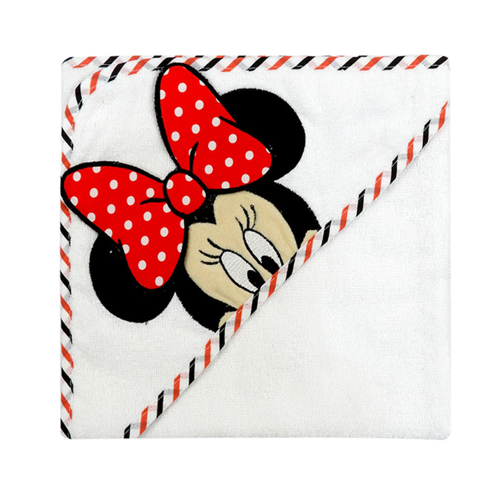 Toalla de Baño Disney Minnie Mouse Para Bebé Niña