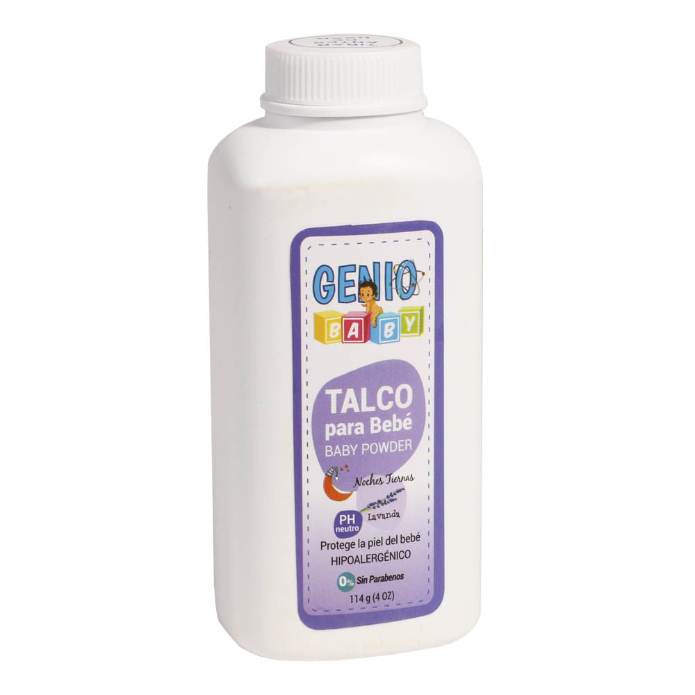 Polvo Genio Baby Para Bebé Noches Tiernas 4 oz