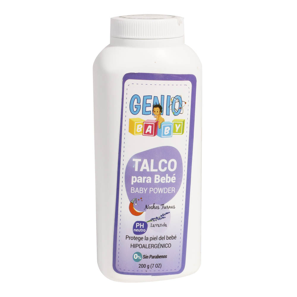 Polvo Genio Baby Para Bebé Noches Tiernas 7 oz