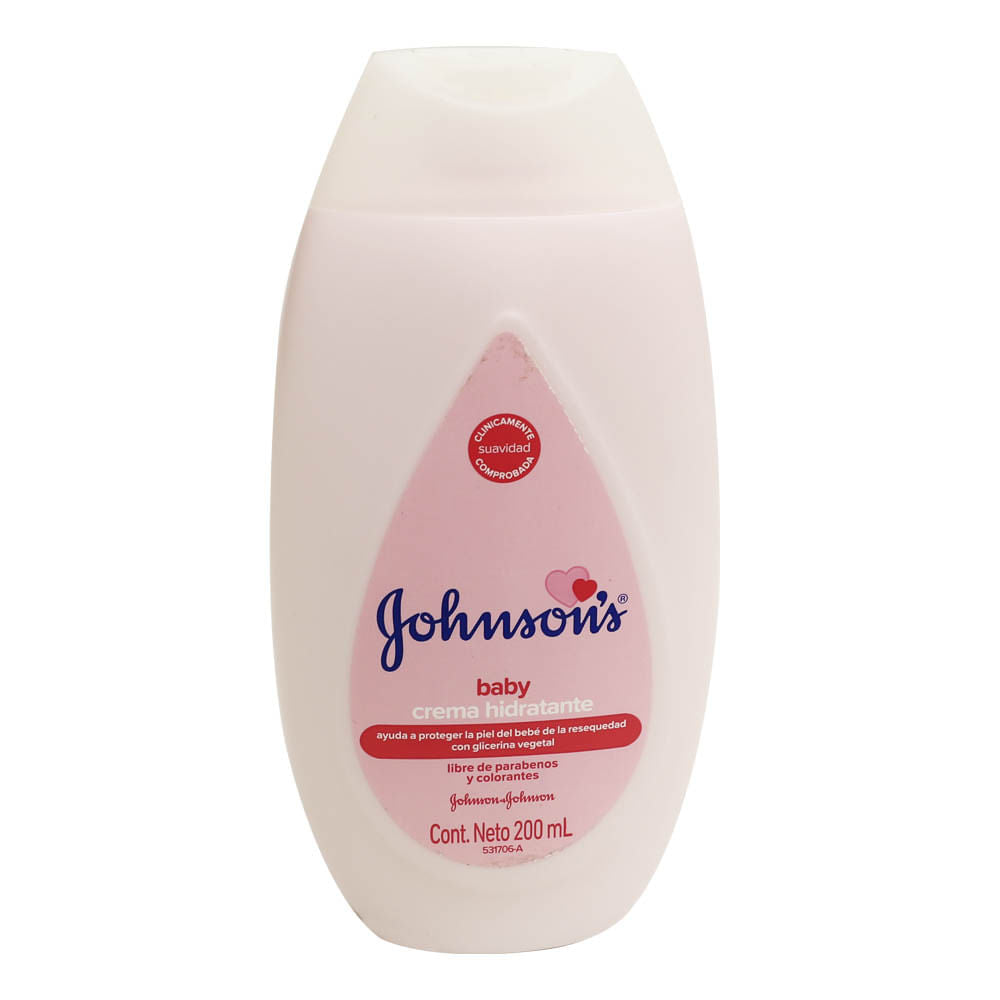 Crema Hidratante Johnson´s Baby Para Bebé de 200 ml