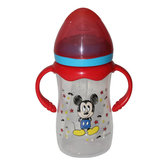 Biberón Plástica Disney Mickey Mouse con Agarradero 9 oz