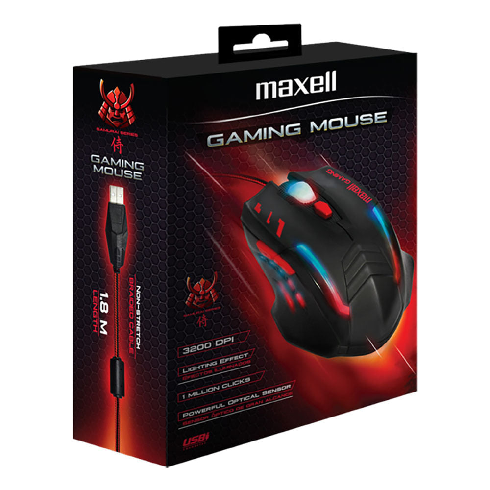 Mouse Maxell Ca-Mowr Gaming Iluminado