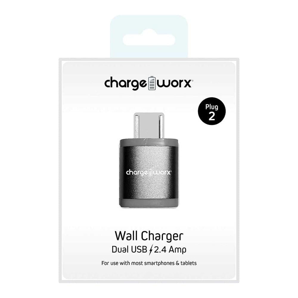 Cargador de Pared Chargeworx Con Doble Salidas USB