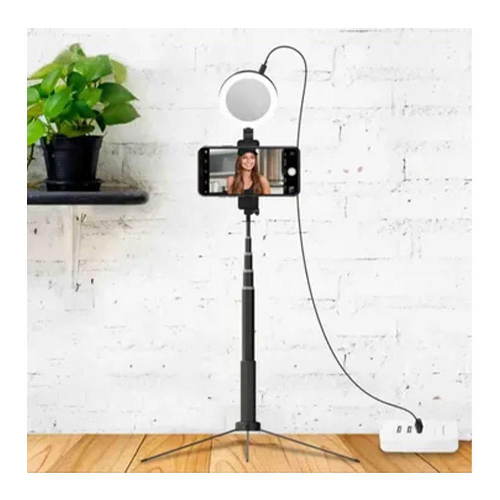 Trípode Con Aro de Luz Para Celular Kole de 5.5 Pies