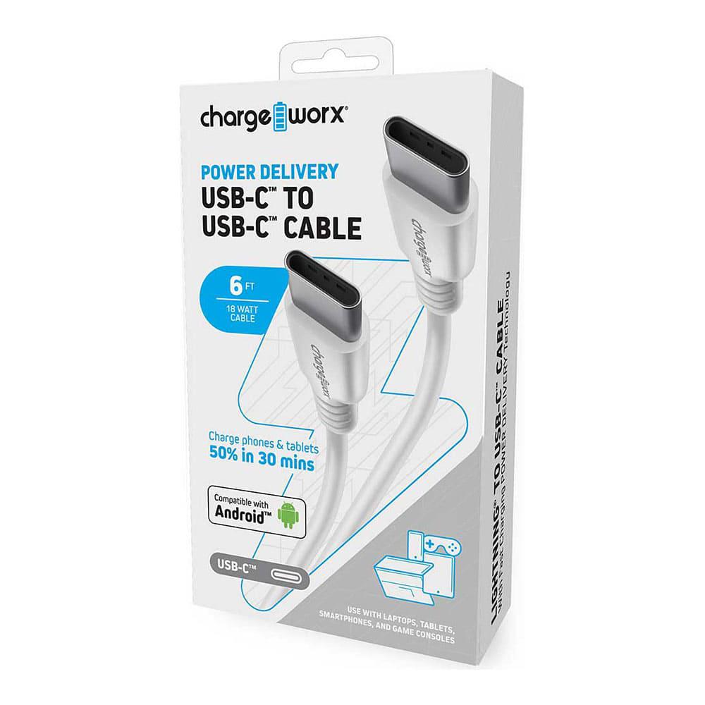 Cable Cargador Chargeworx Para Android 6 ft