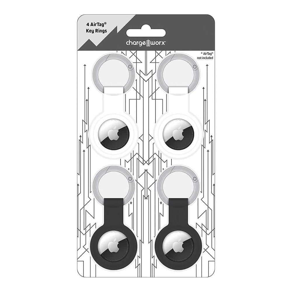Llavero Chargeworx Para AirTag Apple 4 Piezas