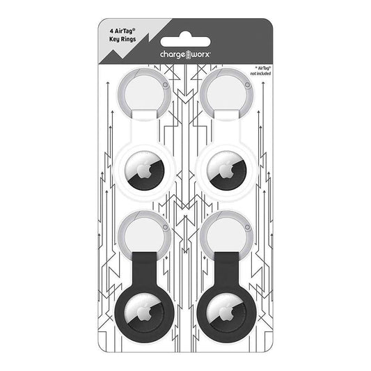 Llavero Chargeworx Para AirTag Apple 4 Piezas