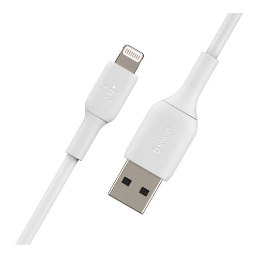 Cable Belkin BoostCharge USB-A a Lightning 1m Blanco