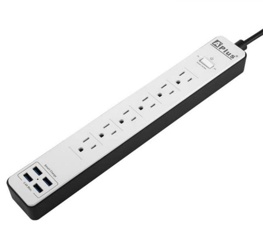 Regleta Inteligente APlus 6 Conectores Estampado